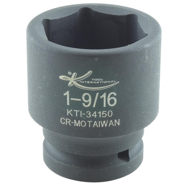 K-Tool International 3/4" Drive, 1-9/16" Size, SAE Socket, 6 Points, Shallow 6Pt, 3/4"Dr, 1-9/16 KTI-34150 - main